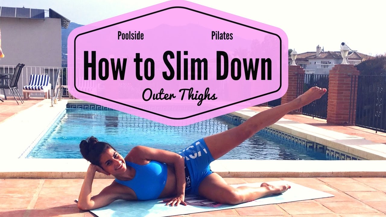 Poolside Pilates How to Slim Down your Outer Thighs