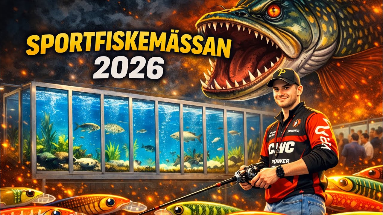 Sportfiskemässan 2026 Fredag –  Beten och mässkänsla | Fishing Expo Sweden 