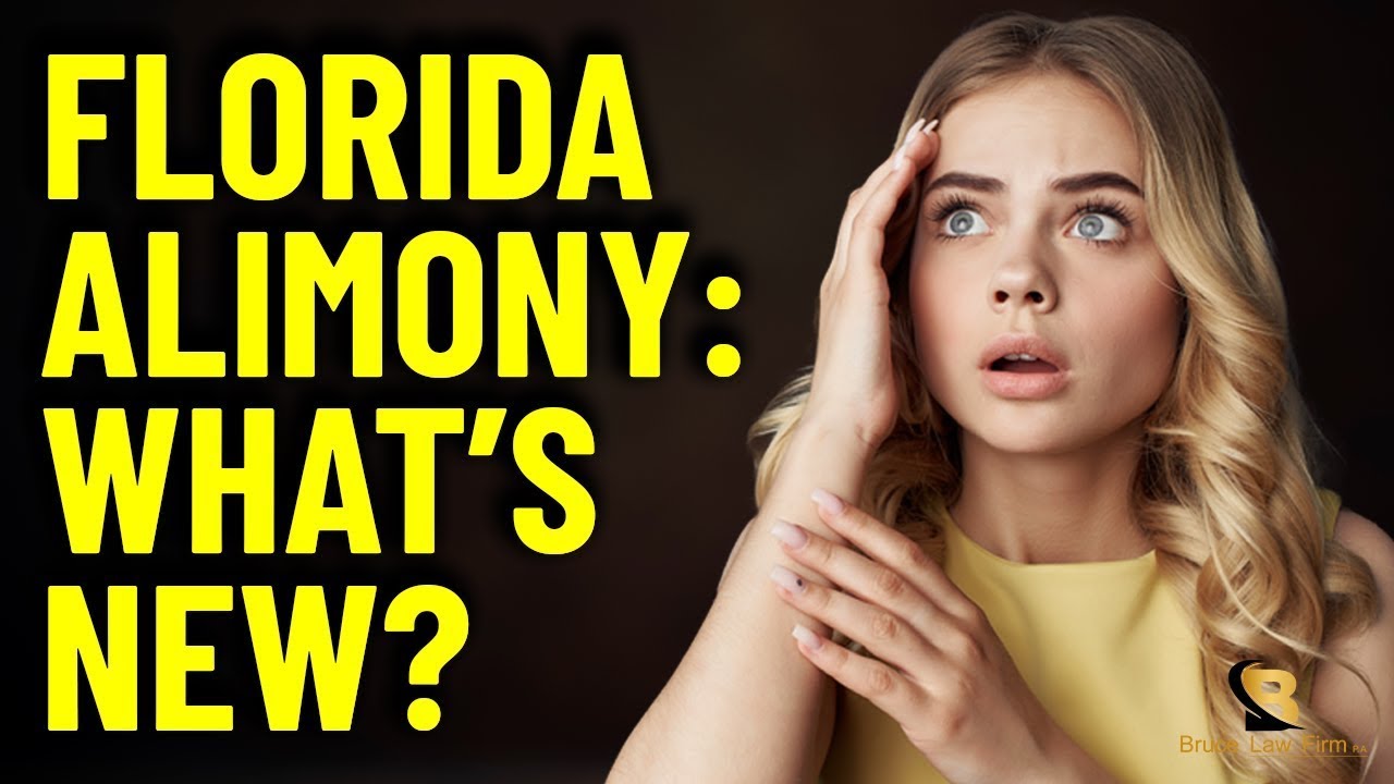 How the New Alimony Laws Work in Florida