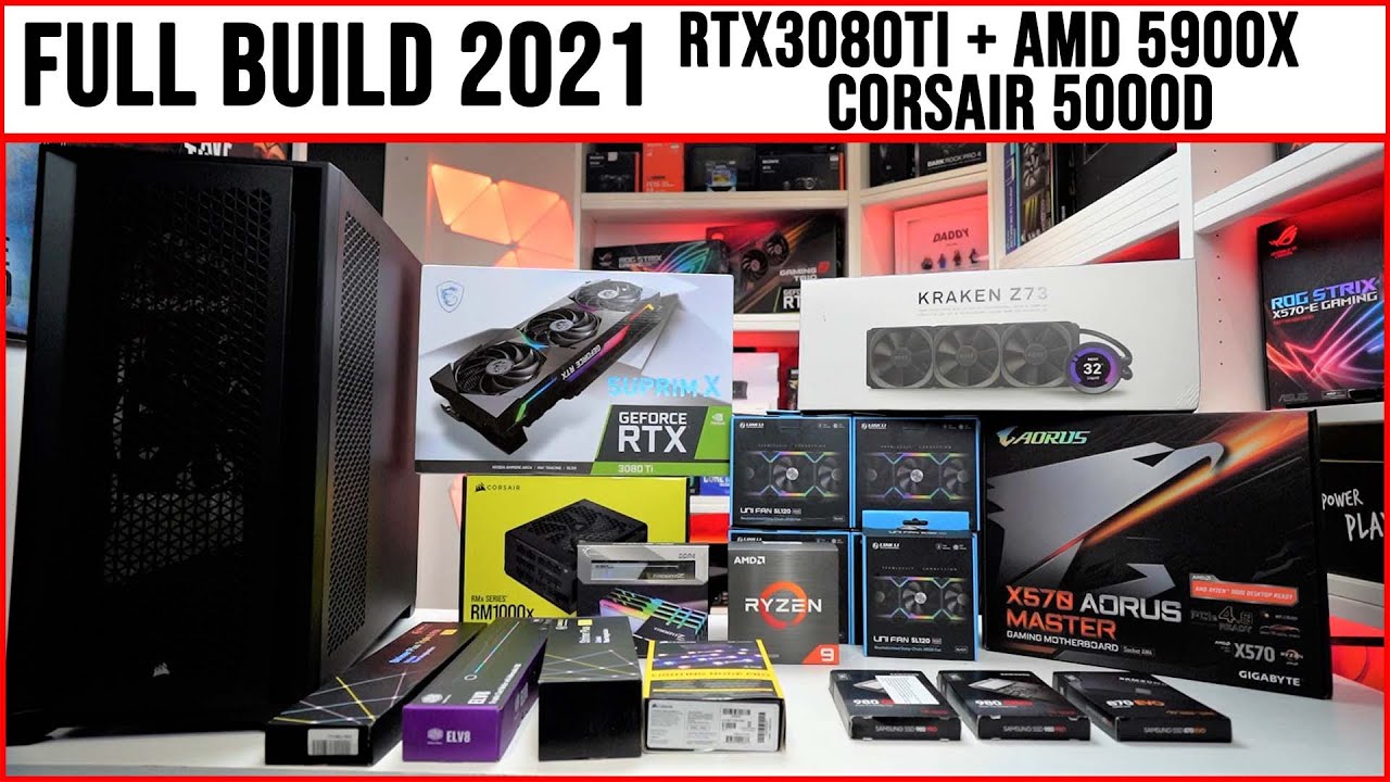 Full PC Build 2021 - Corsair 5000D (5900X & RTX3080TI)