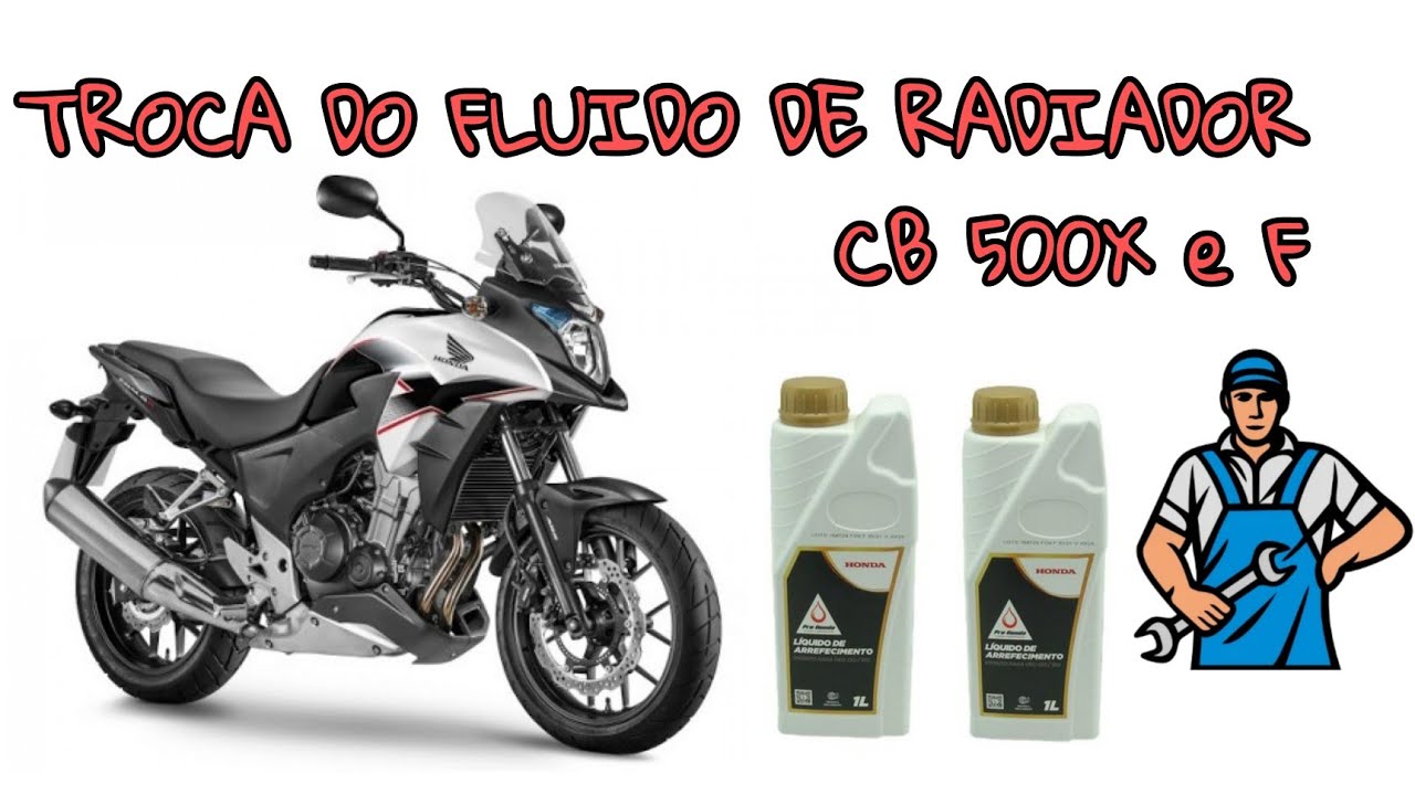 Como trocar fluído do radiador CB 500X e CB 500F