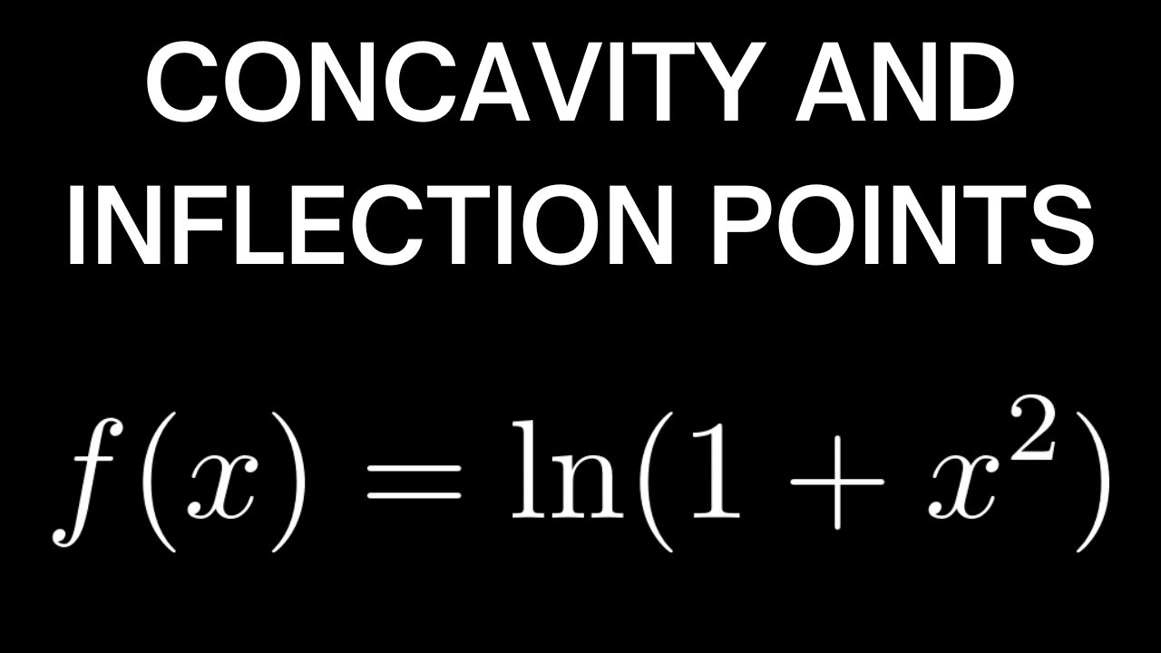 Concavity and Inflection Points for f(x) = ln(1 + x^2)