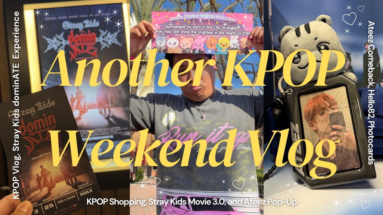 BARELY Surviving The Ateez Comeback [vlog 32] - plus KPOP Shopping and the Stray Kids Movie