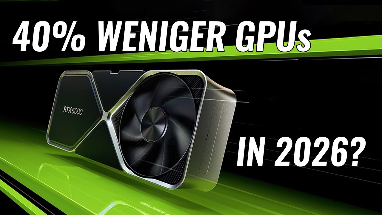 NVIDIA-SCHOCK: 40% weniger Grafikkarten? - Preise f&uuml;r RAM, SSDs und GPUs in 2026