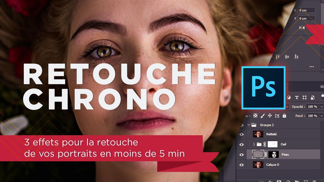 Accélérer la retouche de vos portraits sous Photoshop avec ces 3 effets