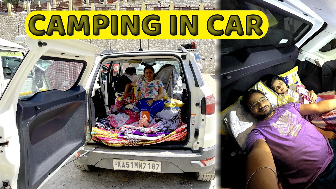 Overnight Camping in Our Car | Overlanding in #ford Ecosport at Gangotri, Uttrakhand