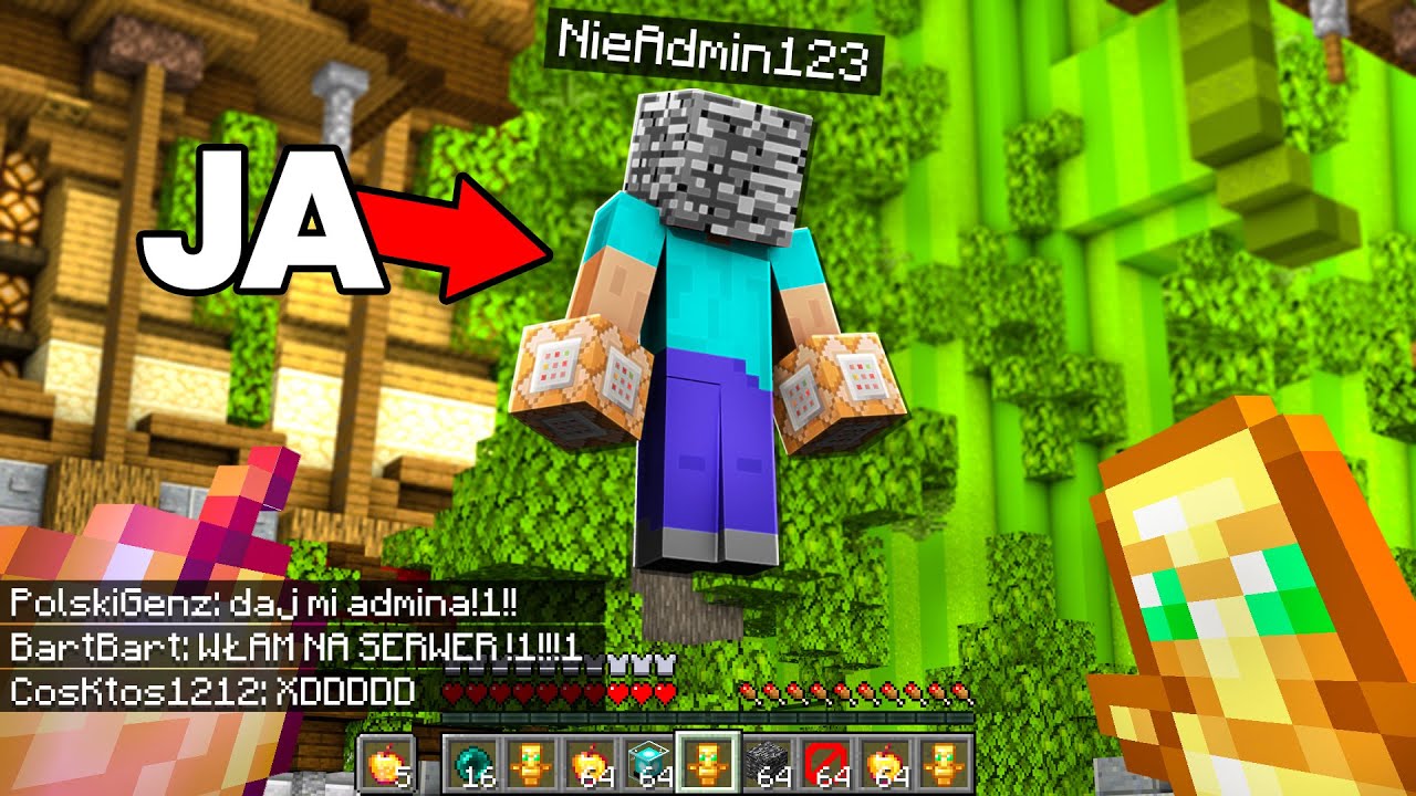 Zrobiłem FAKE WŁAMANIE na TEN SERWER w Minecraft