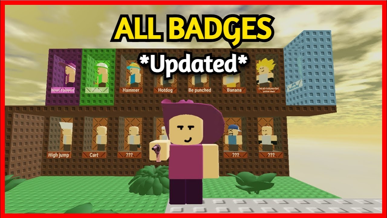 Roblox Be Baby Pursuer All BADGES and SKINS