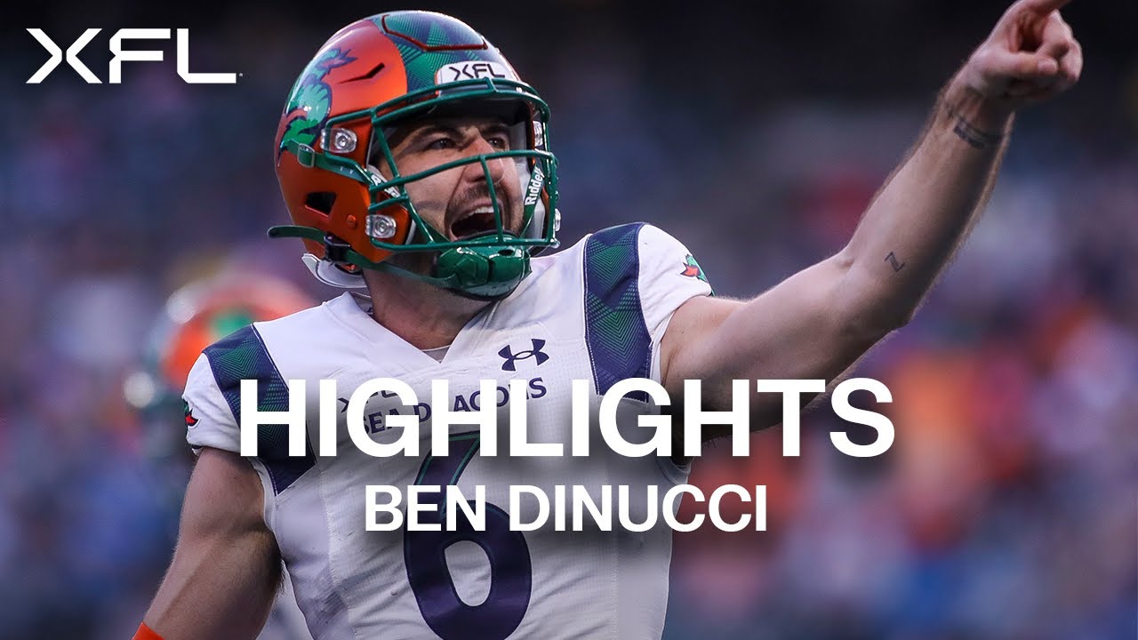 Ben DiNucci - XFL Highlights