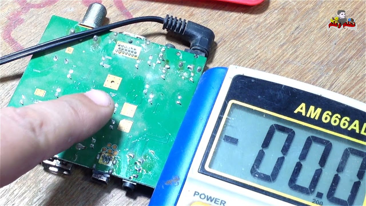 رسيفر منى  HD فاصل بور والعطل من الفلاشه USB