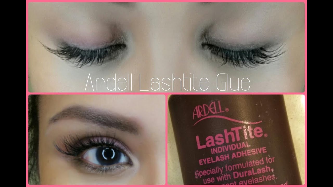 IN DEPTH Tutorial: Ardell Lashtite Glue | Apply Under My Natural Lashes!