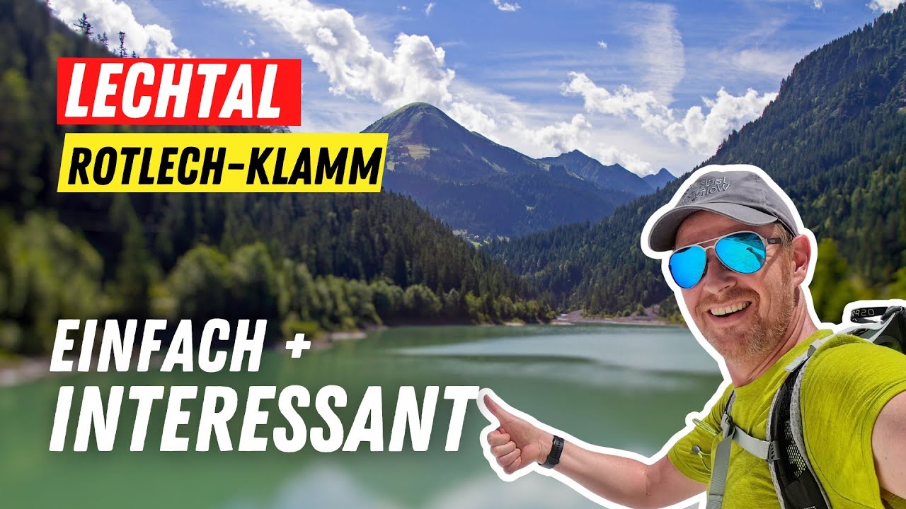 Berwang Reutte. Wandern durch die Rotlech-Schlucht 🥾👍