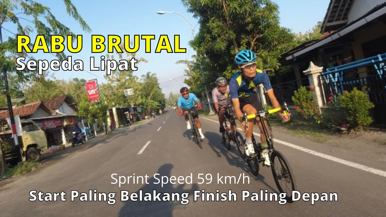 Rabu Brutal Sepeda Lipat RPM - Semakin Mencekam 59 km/h
