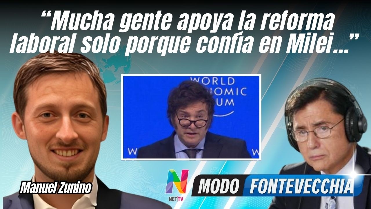 Manuel Zunino:“Lo que hoy conecta hoy a Milei con la gente es la actitud y la perspectiva de futuro”
