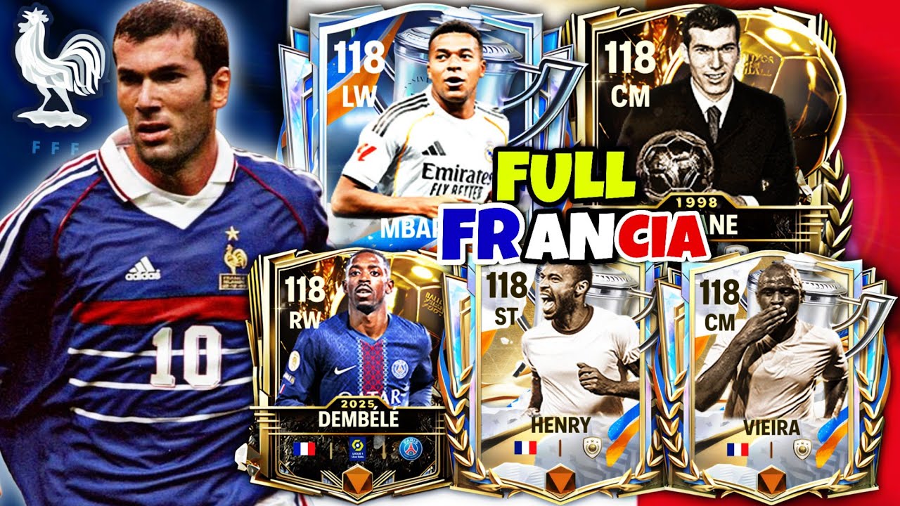 🇫🇷¡CREAMOS el MEJOR FULL FRANCIA de FC MOBILE!! *+50,000 MILLONES* 🤯