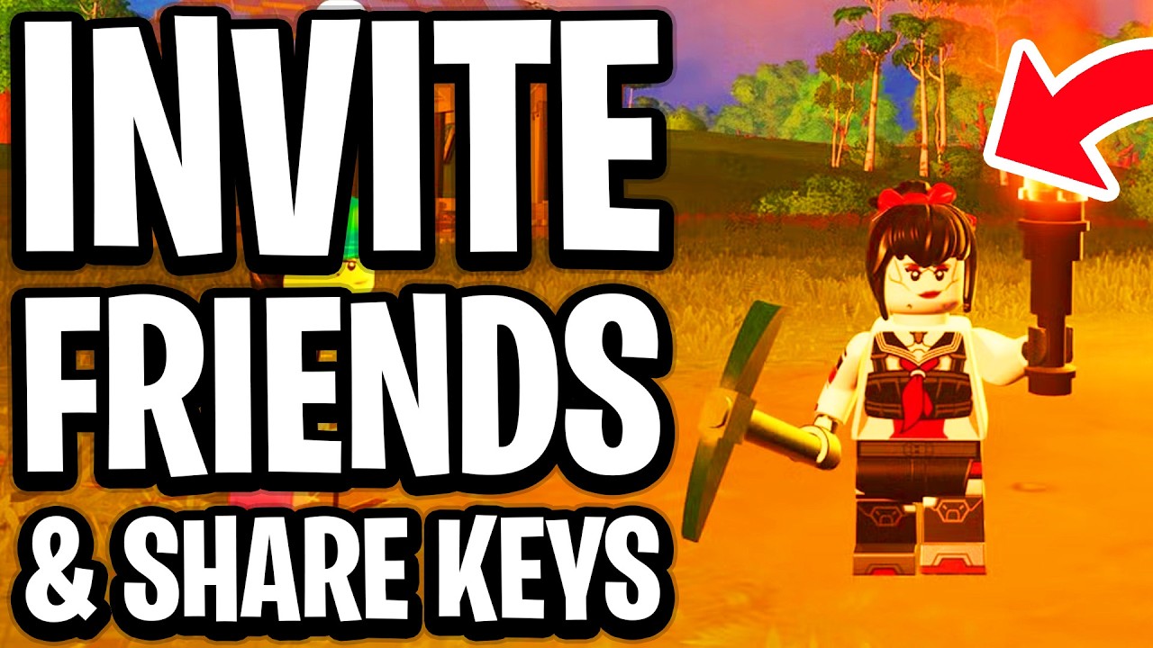 How to Invite Friends & Share Keys for World in Lego Fortnite - Full Guide