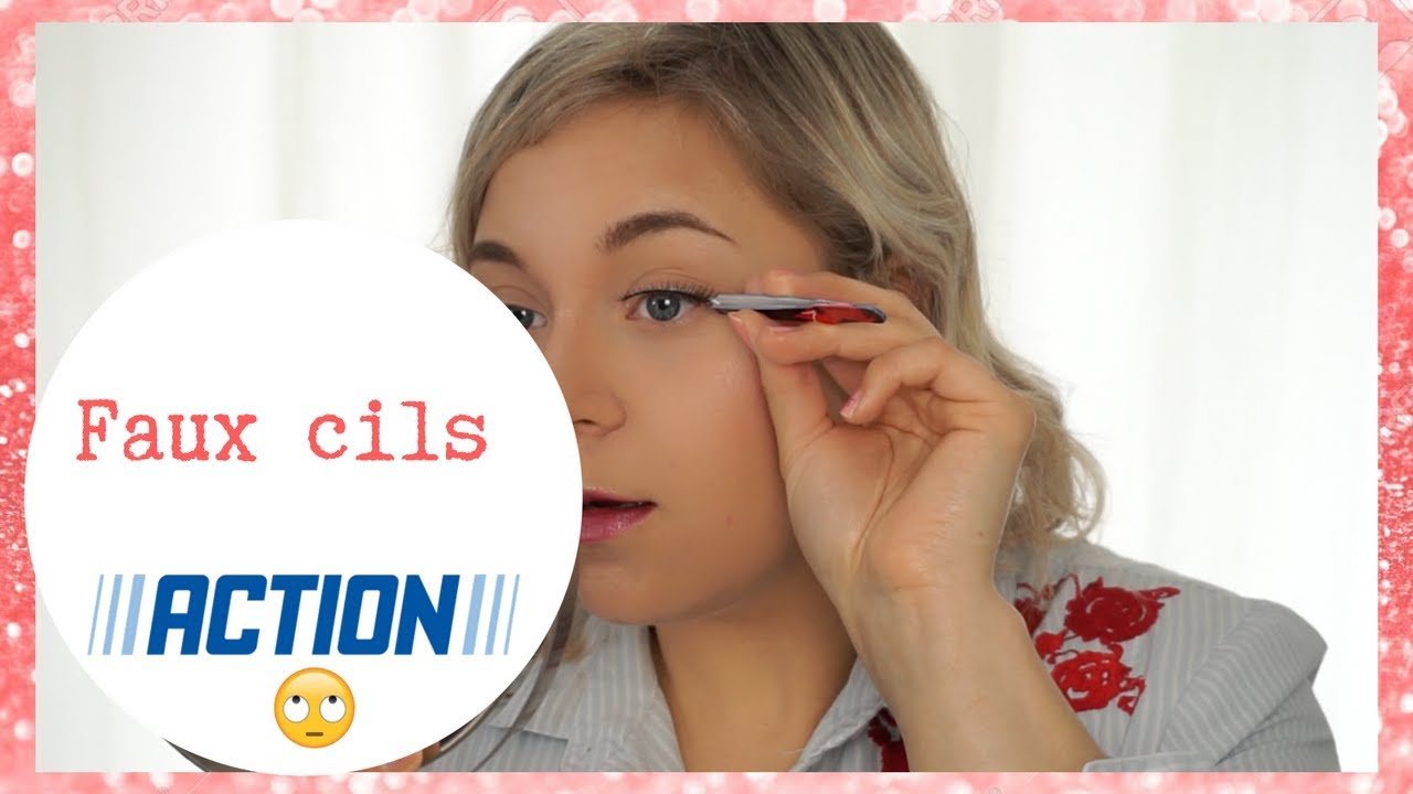 Je test les faux cils ACTION