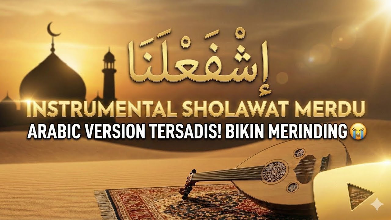 MERINDING! Instrumental Sholawat Isyfa‘lana | Arabic Version Menenangkan