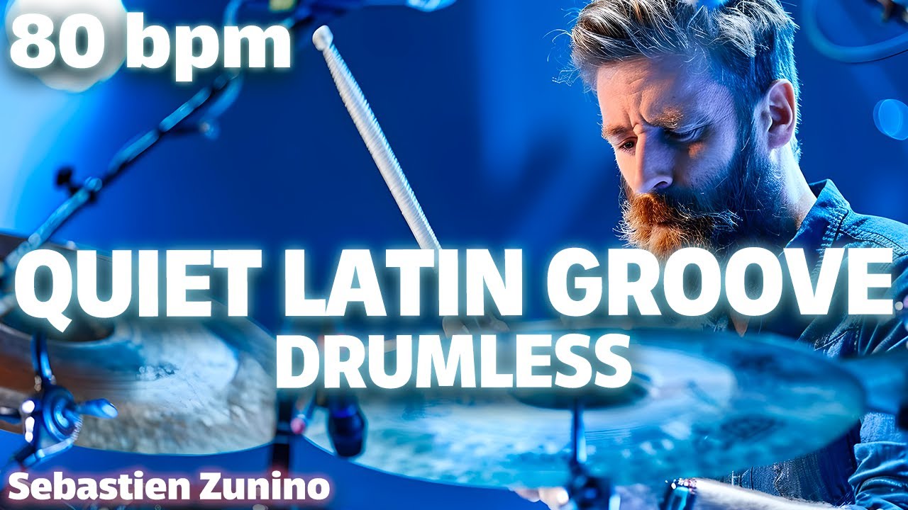 Quiet Latin Groove Drumless Backing Track | 80 BPM