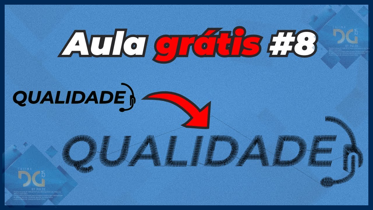 Converter essa logo em matriz de bordado | Aprenda os mínimos detalhes