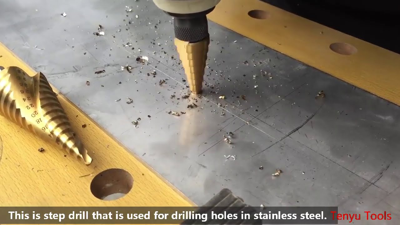 How to Use HSS Step drill with Punch Tool