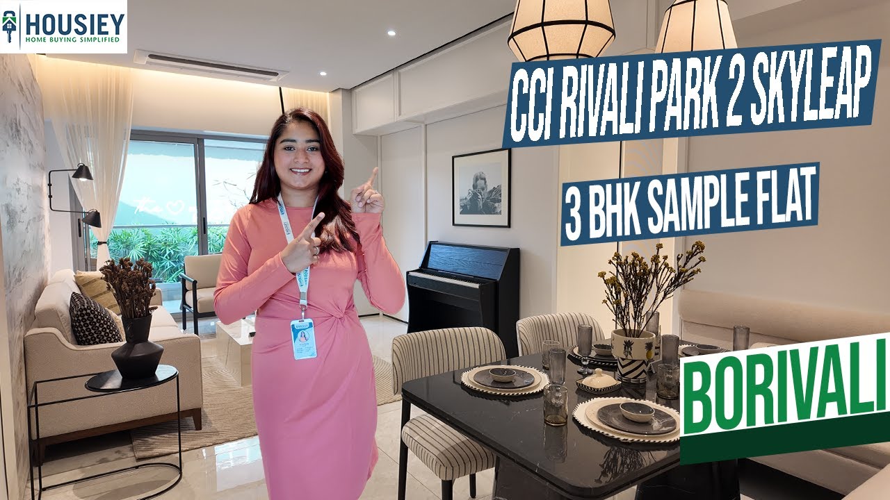 Rivali Park Skyleap | Luxury 3BHK Sample Flat Tour in Borivali East Mumbai | Location & Review 2025