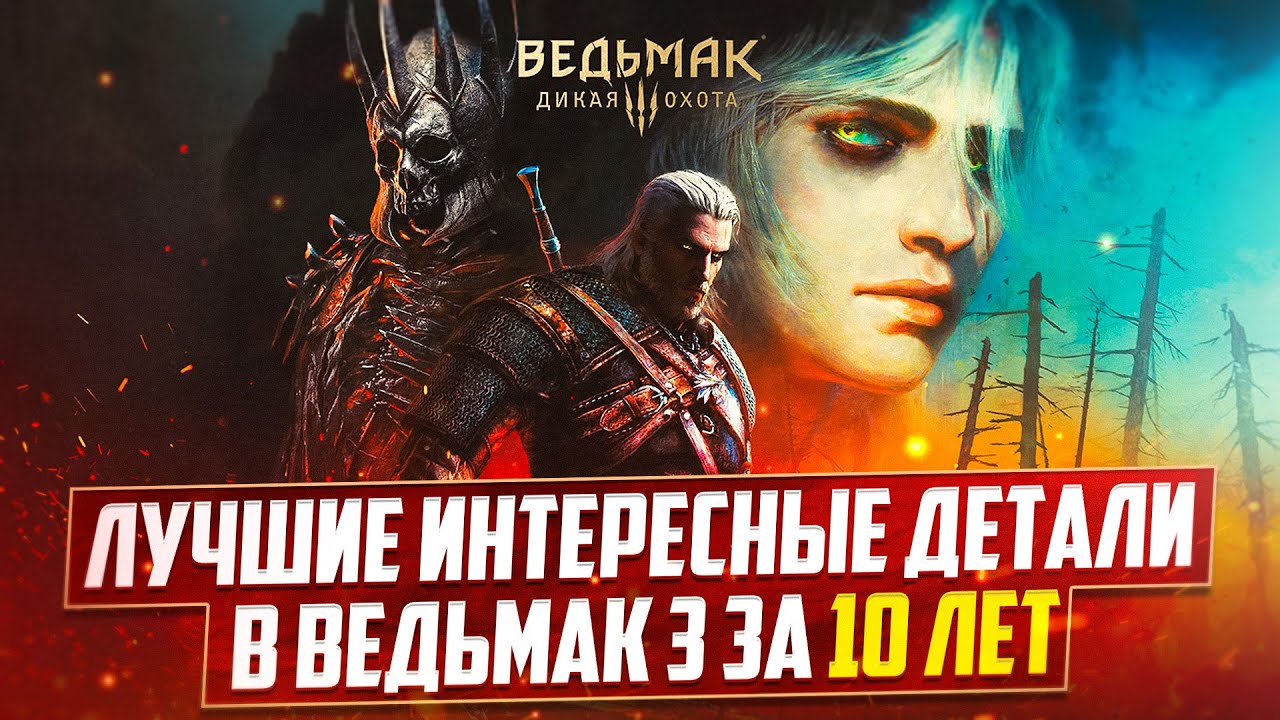 Лучшие Интересные Детали в Ведьмак 3 Дикая Охота за 10 лет