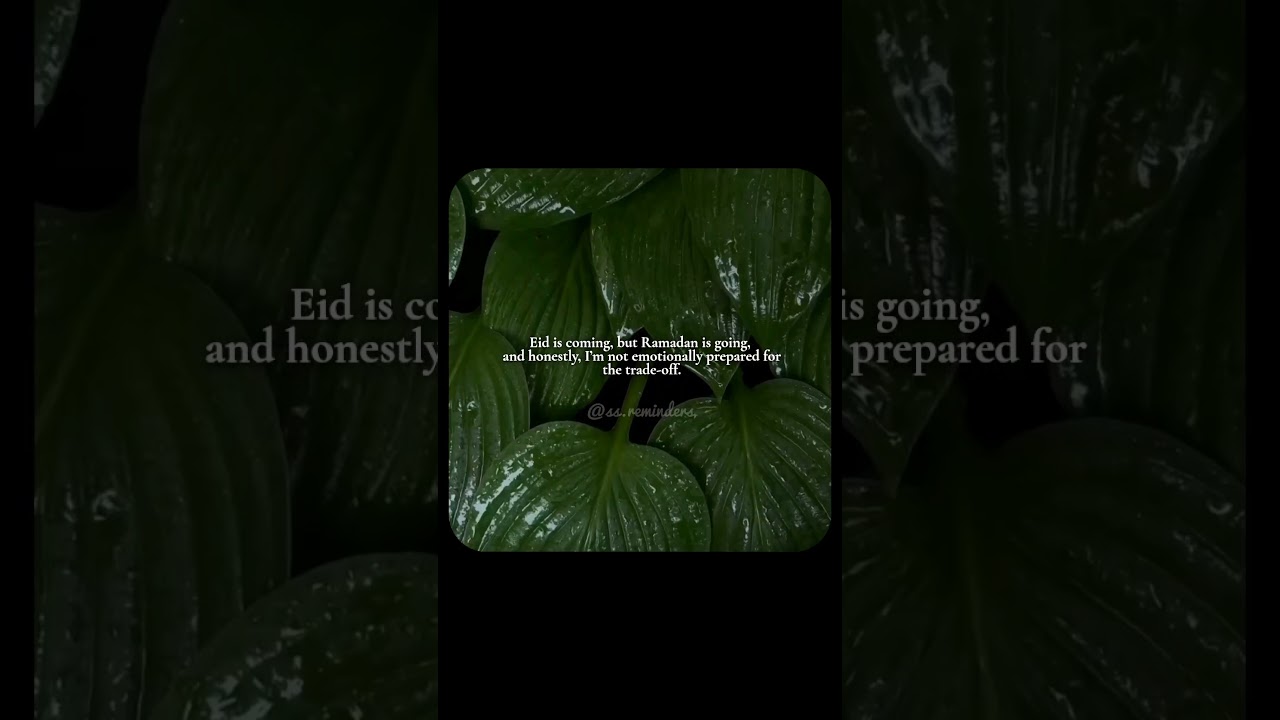 I’m not ready to say goodbye to Ramadan.