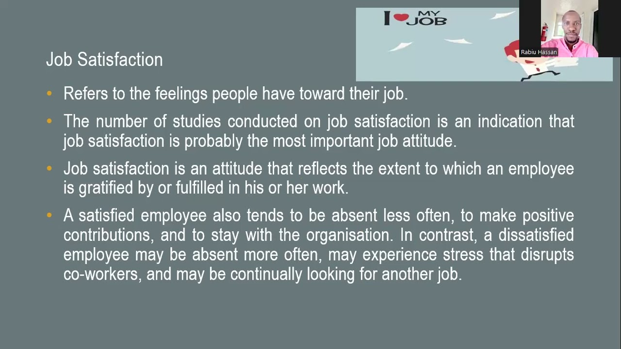 Attitides at Work