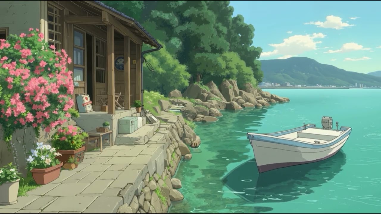Peaceful Coastal Lofi | Calm Beats for Study, Work & Relax