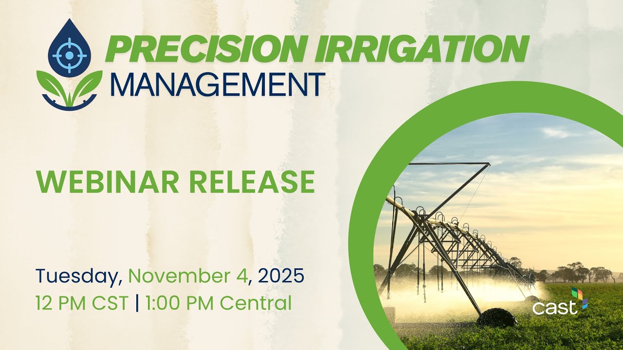 Precision Irrigation Management – CAST Publication Launch Webinar