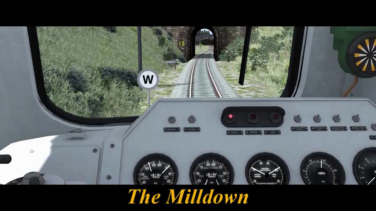 Drivers eye view S&D Shillingstone to Bailey Gate.