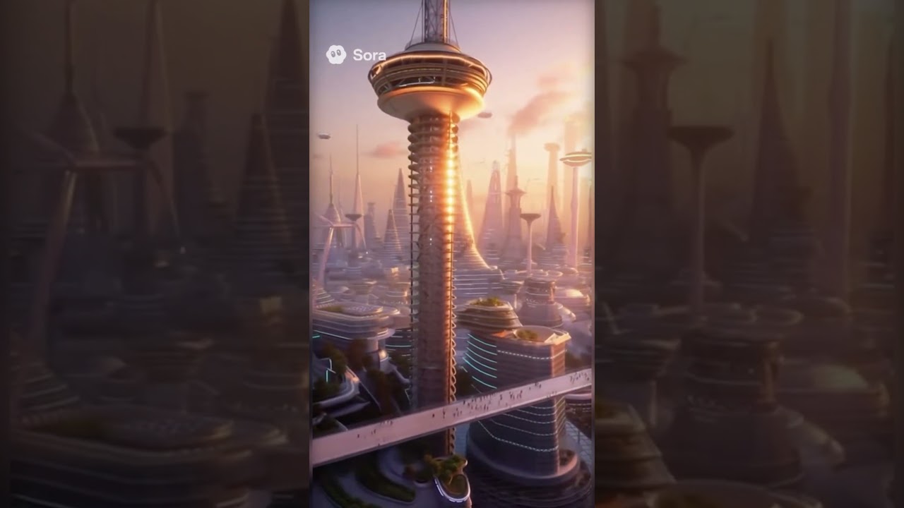 Los Angeles 2100 &ndash; AI Vision #shorts #futurecity  #soraai