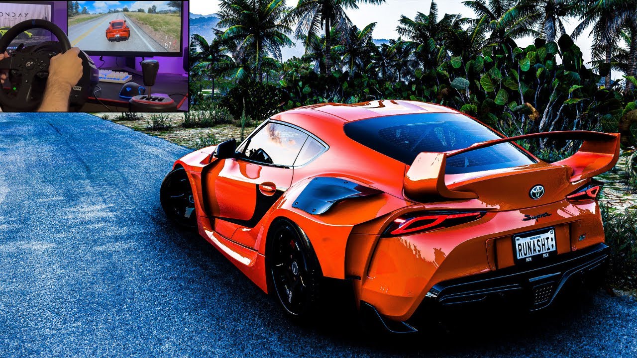 1270 HP Toyota Supra GR  - Forza Horizon 5 | Thrustmaster T300RS Steering Wheel