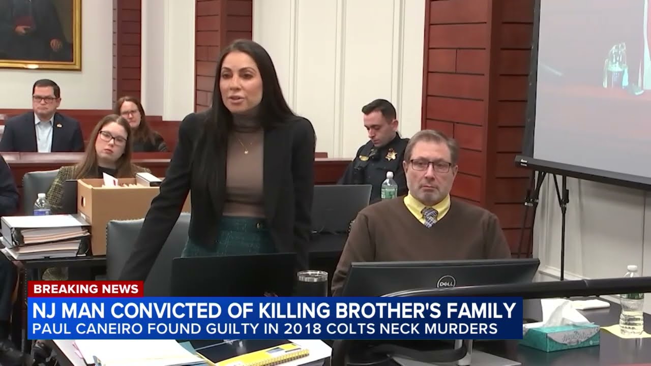 NJ man found guilty in killing brother's family in Colts Neck