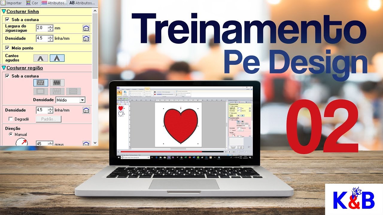 PE DESIGN 10 -  Treinamento Nível 02 - Atributos  De Costura