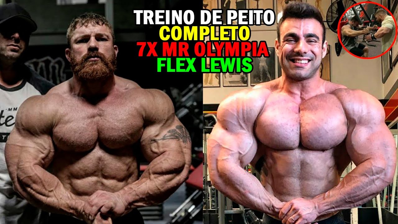 RAFAEL BRANDÃO TREINO DE PEITO COM 7X MR OLYMPIA FLEX LEWIS