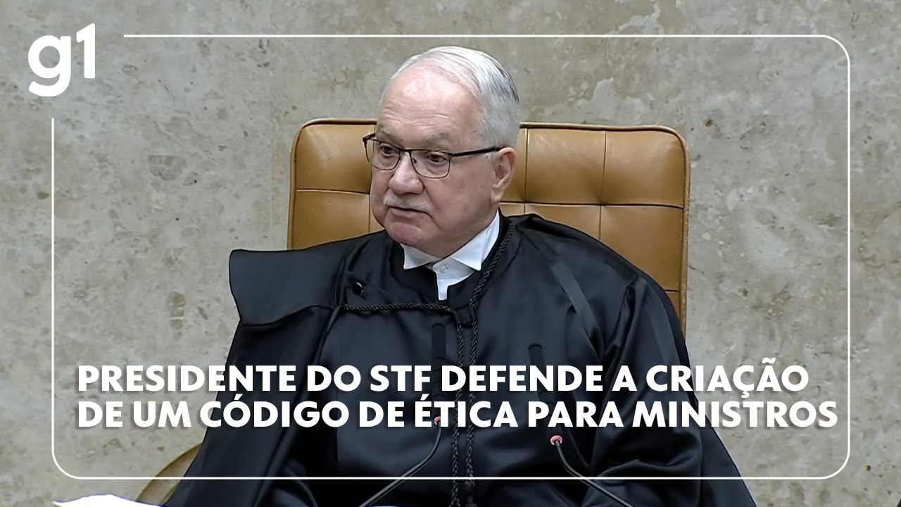 Presidente do STF defende a criação de código de ética para ministros na abertura do ano judiciário