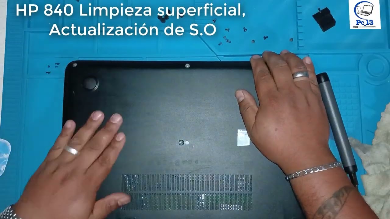 Actualización de S.O. Limpieza general Hp 840