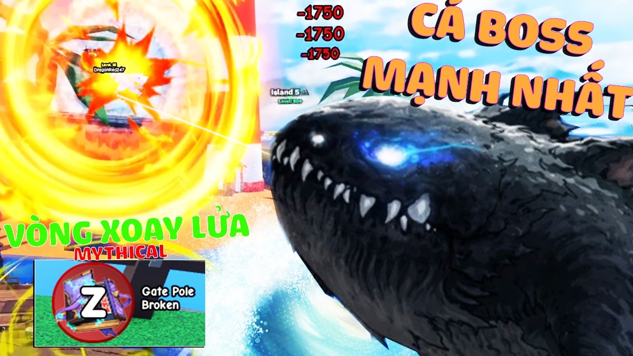 Roblox – ĐƯỢC CHIÊU CÂU THẦN THOẠI ĐẦU TIÊN GATE POLE BROKEN SOLO CÁ BOSS KHỦNG NHẤT | Titan Fishing