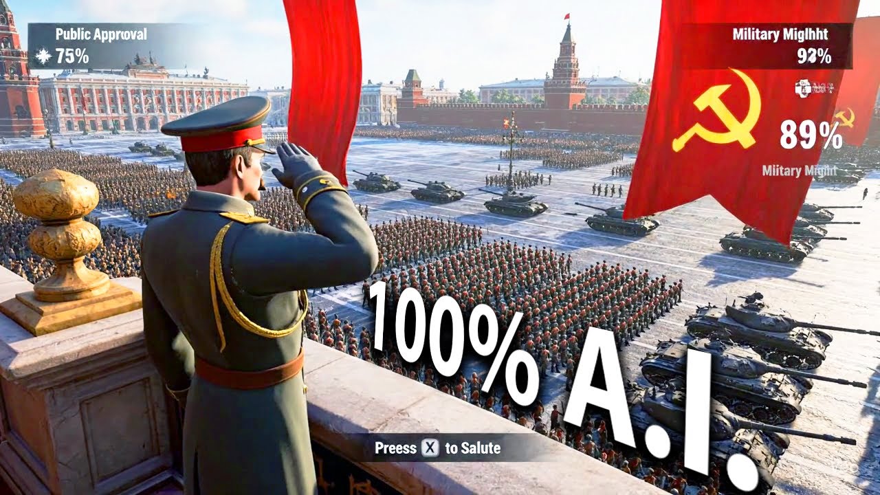 Historical Events as Video Games: Life of Stalin (A.I. Video)