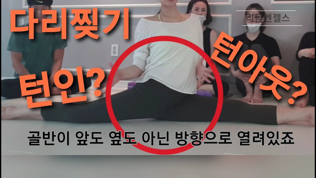 다리찢기) 턴인?턴아웃? 무용인은 고민이 많다.(프론트스플릿)