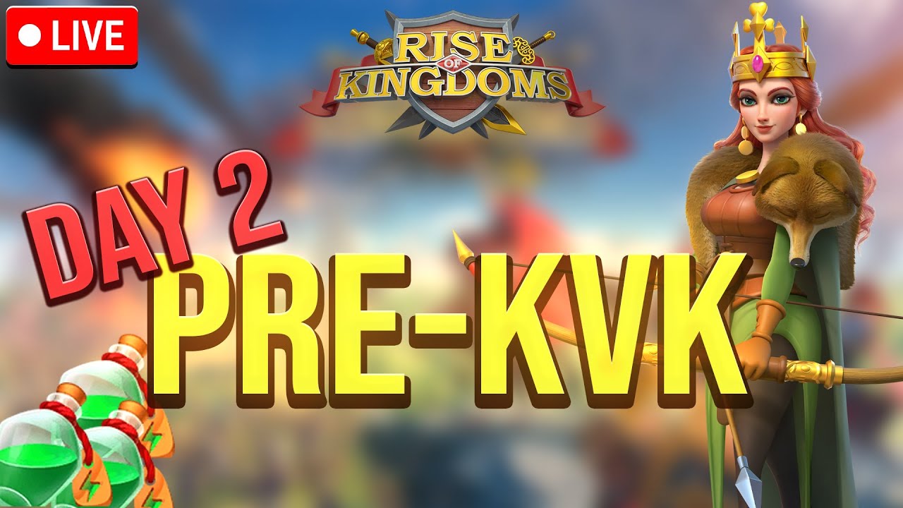Pre-KVK Day 2! Come Hang Out | Rise of Kingdoms