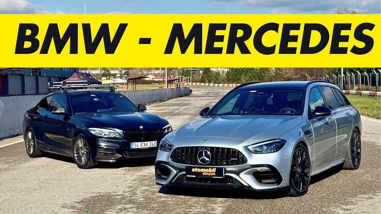 Pist TESTİ - Mercedes C63s AMG Station vs BMW 240i