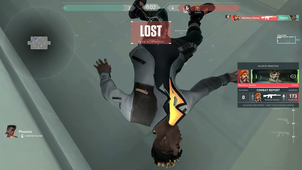Busted so badly at valorant.