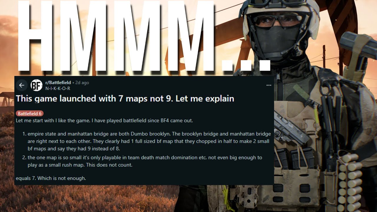 Это самый большой промах Dice с Battlefield 6...