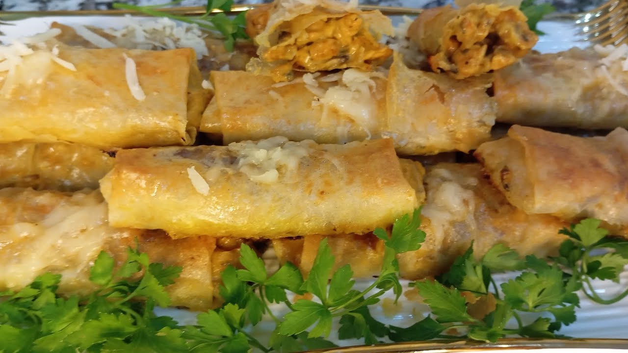 سيكار بحشوة اقتصادية ولذيذة مع سر القرمشة والتعليكة ياسلاااام😋