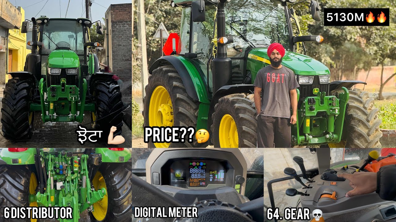 Johndeere 5130 (M series) | full specification & detailed video | 130 Hp🔥 | luxurious model | 