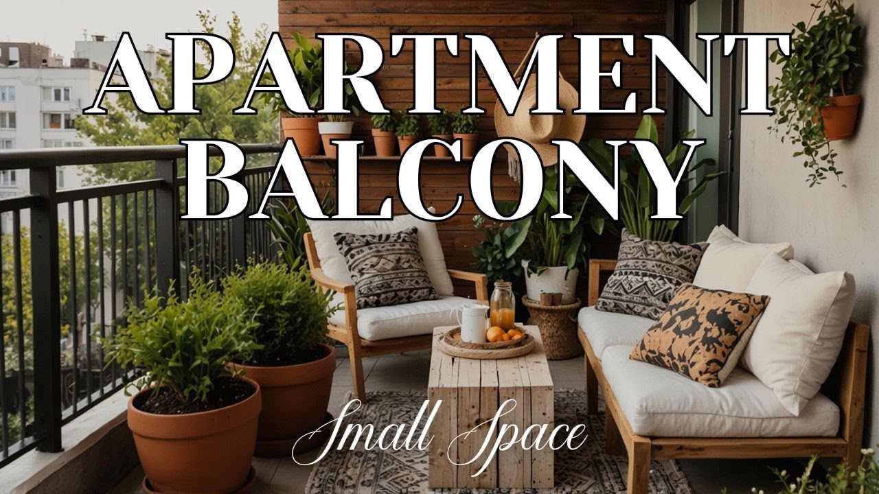 Apartment Balcony Decor Ideas You'll Love 🌿 | Small Space Makeover Inspiration!