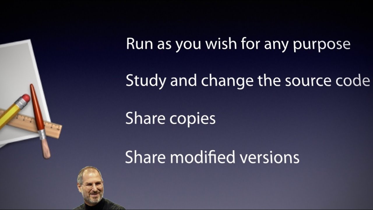 Steve Jobs announces GNU's anti-Apple philosophy (AI commercial, elevenlabs.io, ChatGPT)